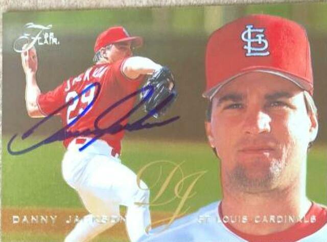 Danny Jackson Signed 1996 Flair Baseball Card - St Louis Cardinals - PastPros