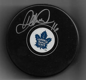 Darcy Tucker Signed Hockey Puck - Toronto Maple Leafs - PastPros