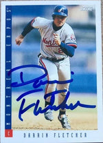 Darrin Fletcher Signed 1993 Score Baseball Card - Montreal Expos