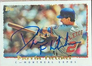 Darrin Fletcher Signed 1995 Topps Baseball Card - Montreal Expos - PastPros