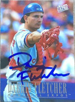 Darrin Fletcher Signed 1996 Fleer Ultra Baseball Card - Montreal Expos - PastPros
