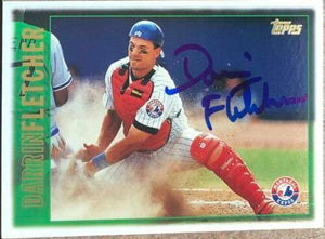Darrin Fletcher Signed 1997 Topps Baseball Card - Montreal Expos - PastPros