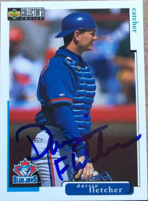 Darrin Fletcher Signed 1998 Collector's Choice Baseball Card - Toronto Blue Jays - PastPros