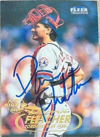 Darrin Fletcher Signed 1998 Fleer Tradition Baseball Card - Montreal Expos