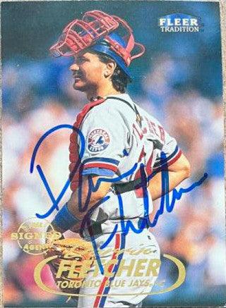 Darrin Fletcher Signed 1998 Fleer Tradition Baseball Card - Montreal Expos - PastPros