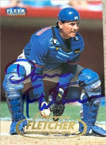 Darrin Fletcher Signed 1998 Fleer Tradition Baseball Card - Toronto Blue Jays