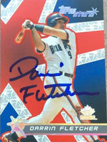 Darrin Fletcher Signed 2001 Topps Stars Baseball Card - Toronto Blue Jays