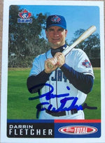 Darrin Fletcher Signed 2002 Topps Total Baseball Card - Toronto Blue Jays