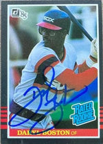 Daryl Boston Signed 1985 Donruss Baseball Card - Chicago White Sox