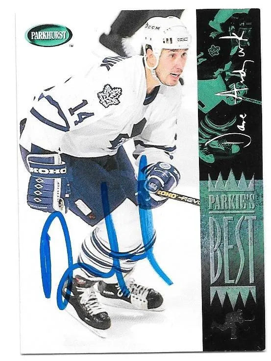 Dave Andreychuk Signed 1994-95 Parkhurst Hockey Card - Toronto Maple Leafs - PastPros