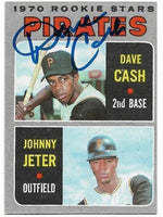 Dave Cash Signed 1970 Topps Baseball Card - Pittsburgh Pirates