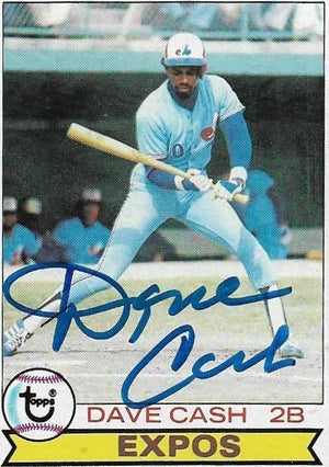 Dave Cash Signed 1979 Topps Baseball Card - Montreal Expos