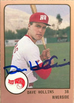 Dave Hollins Signed 1988 Pro Cards Baseball Card