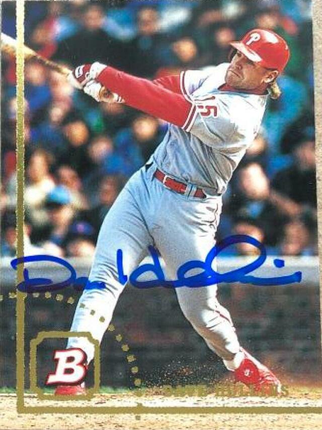 Dave Hollins Signed 1994 Bowman Baseball Card - Philadelphia Phillies - PastPros