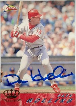 Dave Hollins Signed 1994 Pacific Baseball Card - Philadelphia Phillies
