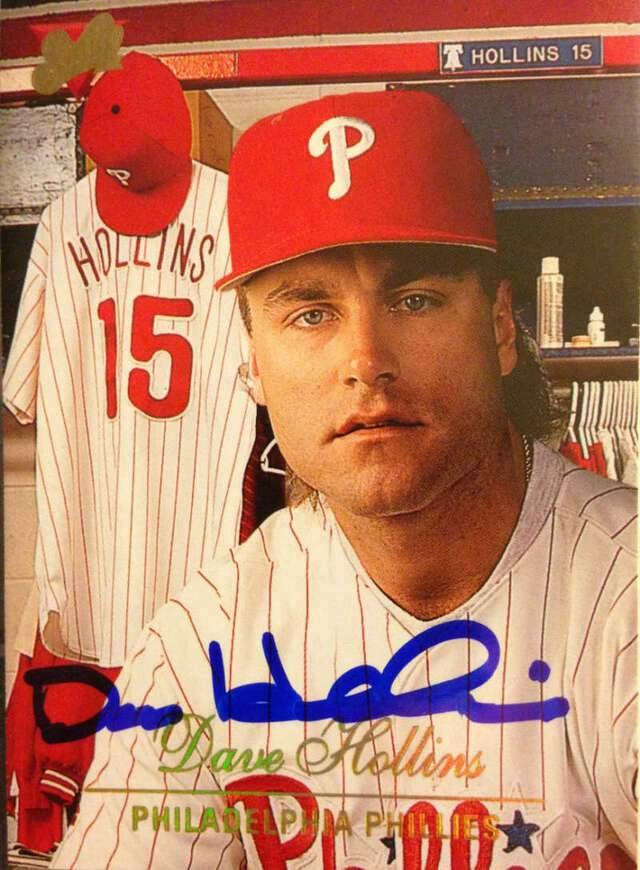 Dave Hollins Signed 1994 Studio Baseball Card - Philadelphia Phillies - PastPros