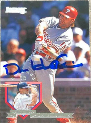 Dave Hollins Signed 1995 Donruss Baseball Card - Philadelphia Phillies - PastPros