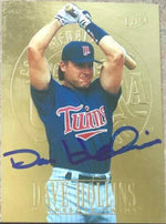 Dave Hollins Signed 1996 Fleer Ultra Gold Medallion Baseball Card - Minnesota Twins