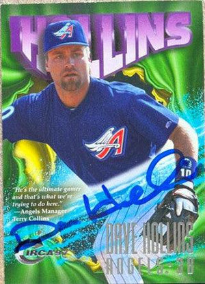 Dave Hollins Signed 1997 Circa Baseball Card - Anaheim Angels - PastPros