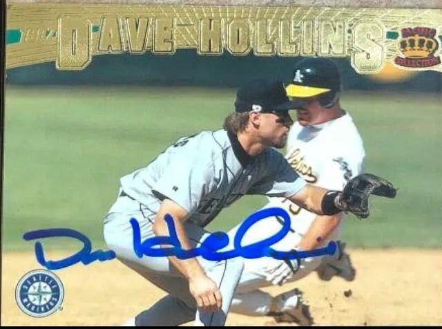 Dave Hollins Signed 1997 Pacific Baseball Card - Seattle Mariners
