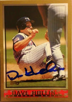 Dave Hollins Signed 1998 Topps Baseball Card - Anaheim Angels
