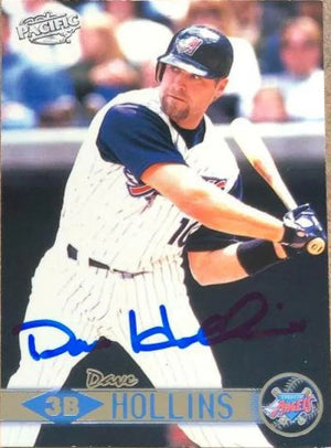 Dave Hollins Signed 1999 Pacific Baseball Card - Anaheim Angels