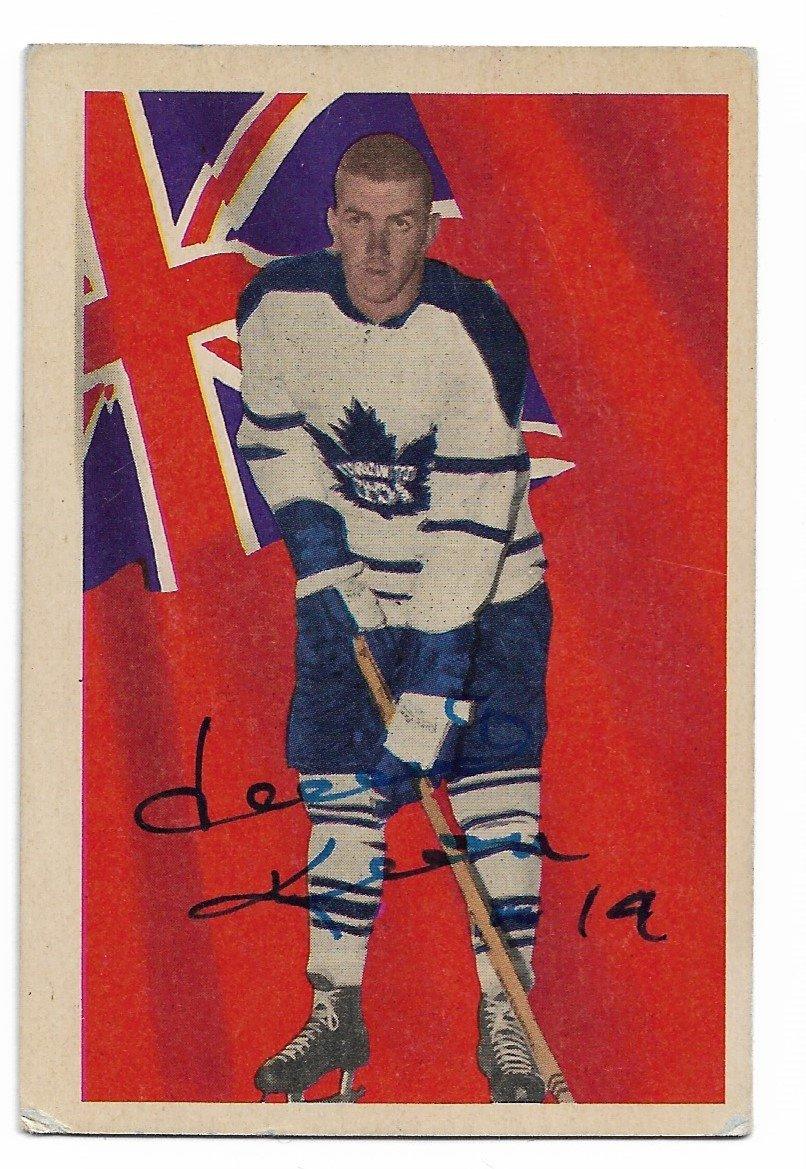 Dave Keon Signed 1963-64 Parkhurst Hockey Card - Toronto Maple Leafs - PastPros