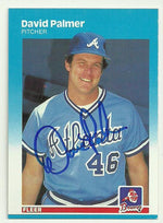 Dave Palmer Signed 1987 Fleer Baseball Card - Atlanta Braves - PastPros