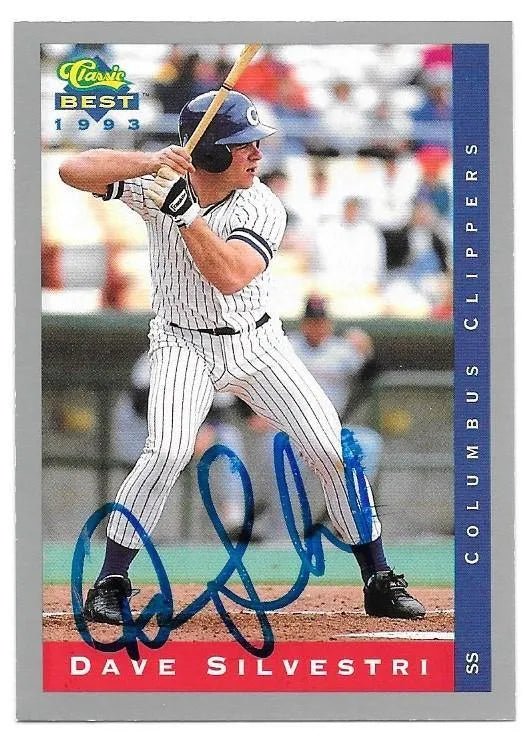 Dave Silvestri Signed 1993 Classic Best Baseball Card