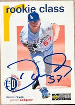 Dennis Reyes Signed 1998 Collector's Choice Baseball Card - Los Angeles Dodgers