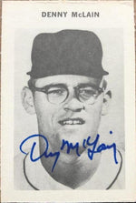 Denny McLain Signed 1969 Milton Bradley Baseball Card - Detroit Tigers - PastPros