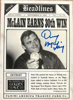 Denny McLain Signed 2013 Panini Golden Age Headlines Baseball Card - Detroit Tigers
