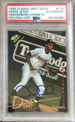 Derek Jeter Signed 1993 Classic Best Gold Baseball Card - New York Yankees - PSA/DNA