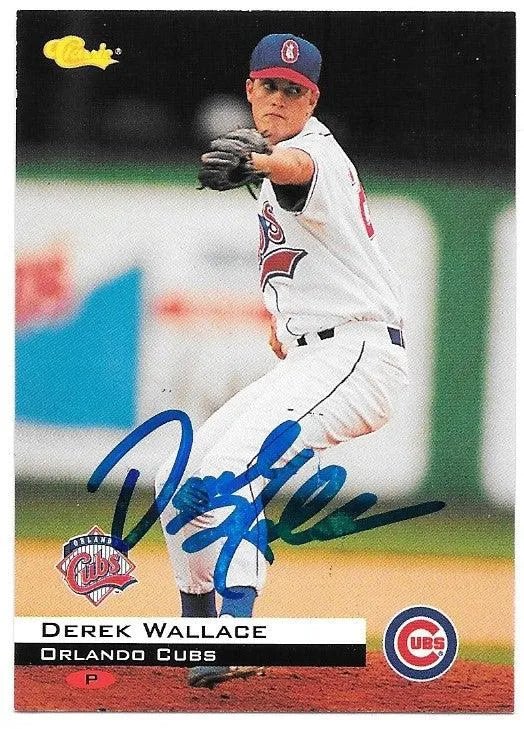 Derek Wallace Signed 1994 Classic Baseball Card - Orlando Cubs