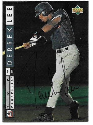 Derrek Lee Signed 1994 Upper Deck Baseball Card - San Diego Padres - PastPros