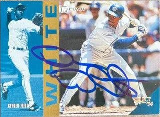 Devon White Signed 1994 Score Select Baseball Card - Toronto Blue Jays