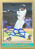 Devon White Signed 1998 Topps Baseball Card - Florida Marlins