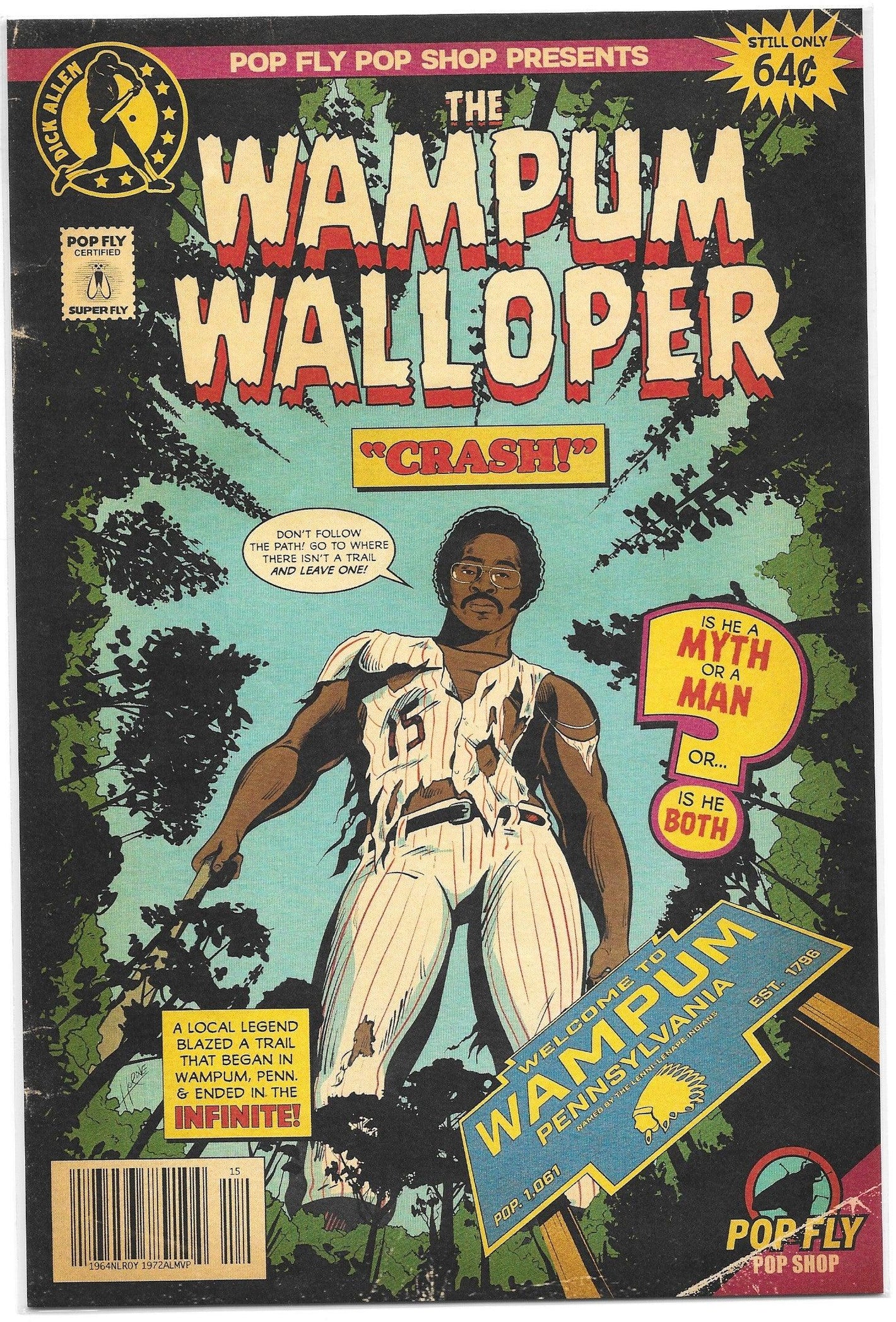 Dick Allen "The Wampum Walloper" Pop Fly Pop Shop Print #62 – by Daniel Jacob Horine - PastPros