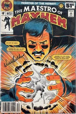Dick Butkus "The Maestro of Mayhem" Pop Fly Pop Shop Print Football #4 – Signed by Daniel Jacob Horine & Dick Butkus