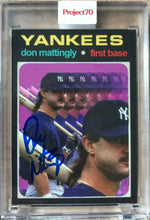 Don Mattingly Signed 2021 Topps Project 70 Rainbow Foil Baseball Card - New York Yankees
