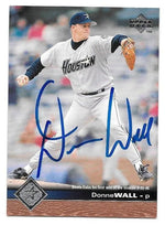 Donnie Wall Signed 1997 Upper Deck Baseball Card - Houston Astros