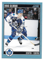 Doug Gilmour Signed 1992-93 Score Hockey Card - Toronto Maple Leafs - PastPros