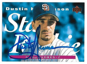 Dustin Hermanson Signed 1995 Upper Deck Baseball Card - San Diego Padres