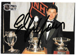 Ed Belfour Signed 1991-92 Pro Set Hockey Card - Chicago Blackhawks - Vezina Trophy - PastPros