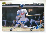 Eddie Murray Signed 1992 Upper Deck Baseball Card - Los Angeles Dodgers