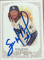 Edinson Volquez Signed 2012 Allen & Ginter Baseball Card - San Diego Padres
