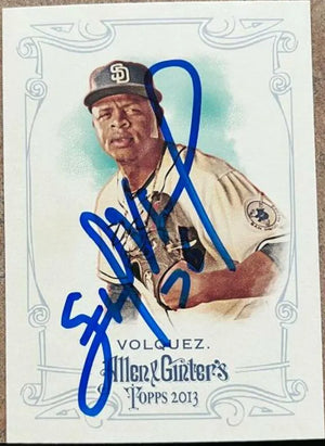 Edinson Volquez Signed 2013 Allen & Ginter Baseball Card - San Diego Padres - PastPros
