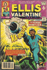 Ellis Valentine - "Human Howitzer" Pop Fly Pop Shop Print #57 – Signed by Ellis Valentine w/ Inscription (RARE)