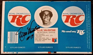 Ellis Valentine Signed Pre-Production Flat RC Cola Can