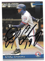 Endy Chavez Signed 2004 Donruss Baseball Card - Montreal Expos - PastPros